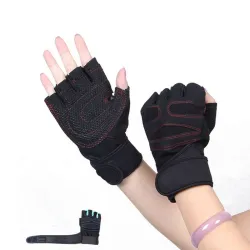 Half finger gym gloves - weight lifting - training - fitnessFitness