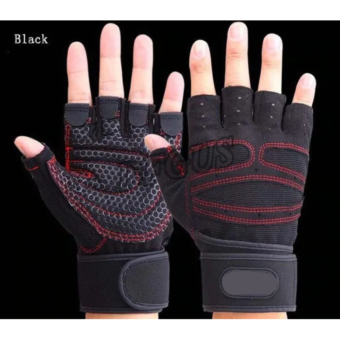 Half finger gym gloves - weight lifting - training - fitnessFitness