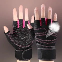 Halbfinger-Turnhandschuhe - Gewichtheben - Training - Fitness