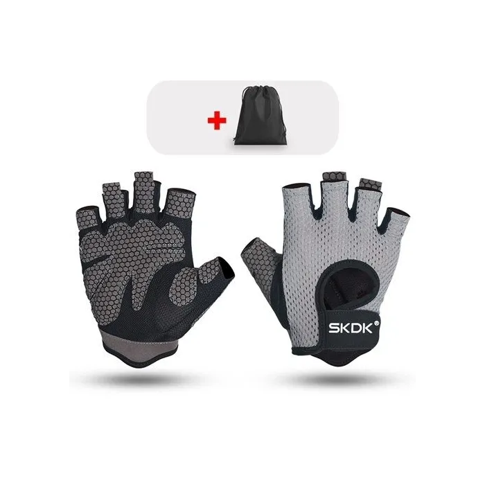 Weight lifting gloves - fitness - crossfit - half finger designFitness