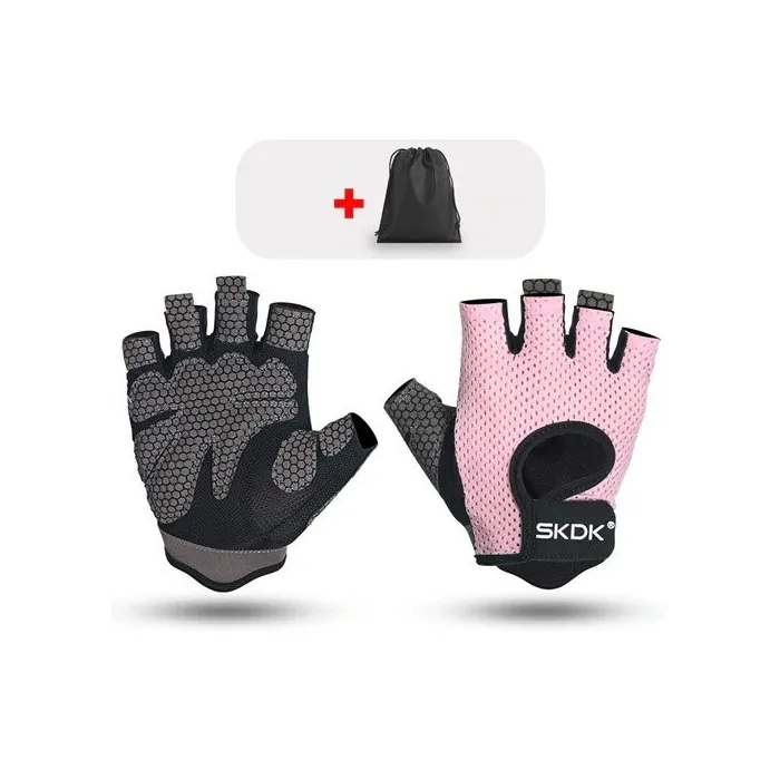 Weight lifting gloves - fitness - crossfit - half finger designFitness