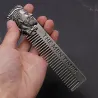Barber Styling - Metallkamm - für Herren Bart / Schnurrbart / Haare