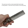 Barber Styling - Metallkamm - für Herren Bart / Schnurrbart / Haare