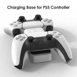 PS5 Wireless Controller - USB-C - Doppelladegerät - Schnellladung - mit LED-Anzeige