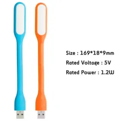 5V - 1,2W - LED - USB - Mini-Leselampe - flexibel