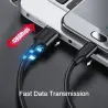 Micro USB - Typ C - USB-Ladekabel - 3A - Schnellladung