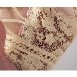 Sexy lace top - seamless bra with push-upLingerie