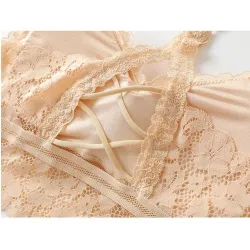 Sexy lace top - seamless bra with push-upLingerie