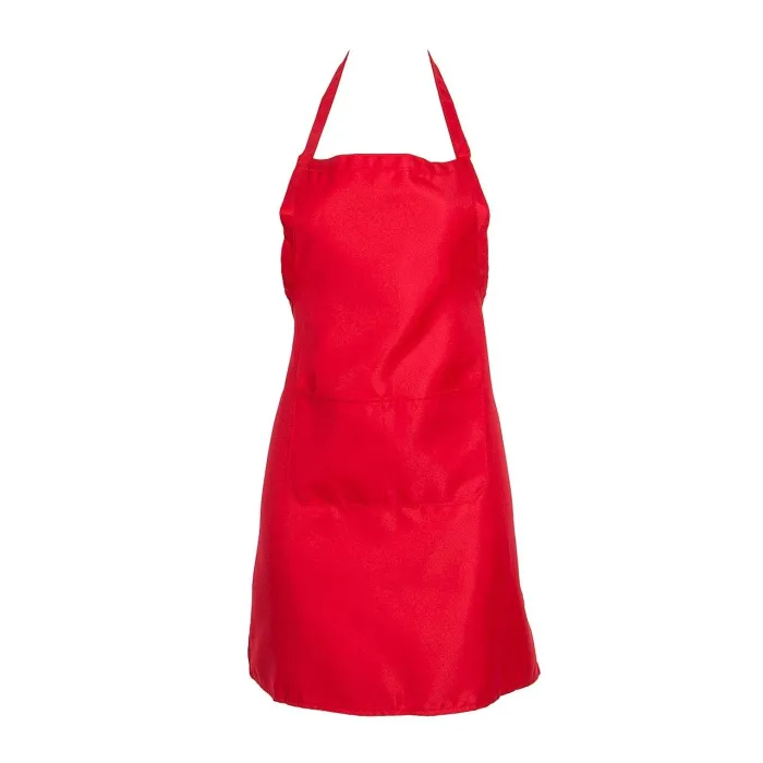Küchen- / Arbeitsschürze - mit verstellbaren Trägern / Tasche - Restaurant / Koch