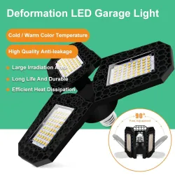 LED Lampe - faltbare Lampe - hohe Leistung - E27 - 110V - 220V - 40W - 60W - 80W