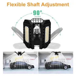 LED Lampe - faltbare Lampe - hohe Leistung - E27 - 110V - 220V - 40W - 60W - 80W