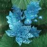 Glitzerzweig - ein hängender Christbaumschmuck