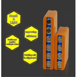 18650 battery fixture - single row - double sided spot welding - lithium battery pack holderBattery