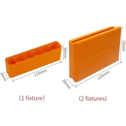 18650 battery fixture - single row - double sided spot welding - lithium battery pack holderBattery