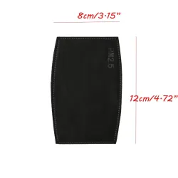 PM 2.5 - Gesichtsmaskenfilter - 5-lagig - Aktivkohle - 12 * 8 cm - 1 - 5 - 50 Stück - schwarz