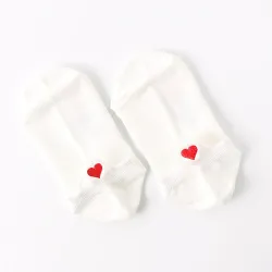Kurze Socken - knöchellang - mit Herz - Unisex