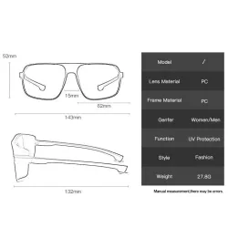 Retro / Steampunk Sonnenbrille - mit Seitenschilden - UV400 - unisex