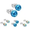 Kleine Ohrringe - Kristall Disco Ball