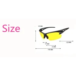 Klassische Sonnenbrille - für Nachtfahrt - UV400 - unisex
