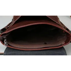 Polo Vintage Umhängetasche / Umhängetasche - große Kapazität - Leder
