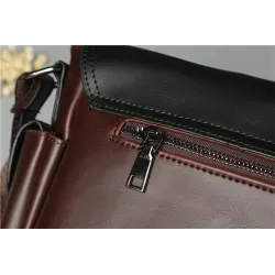 Polo Vintage Umhängetasche / Umhängetasche - große Kapazität - Leder