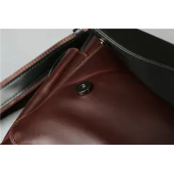 Polo Vintage Umhängetasche / Umhängetasche - große Kapazität - Leder