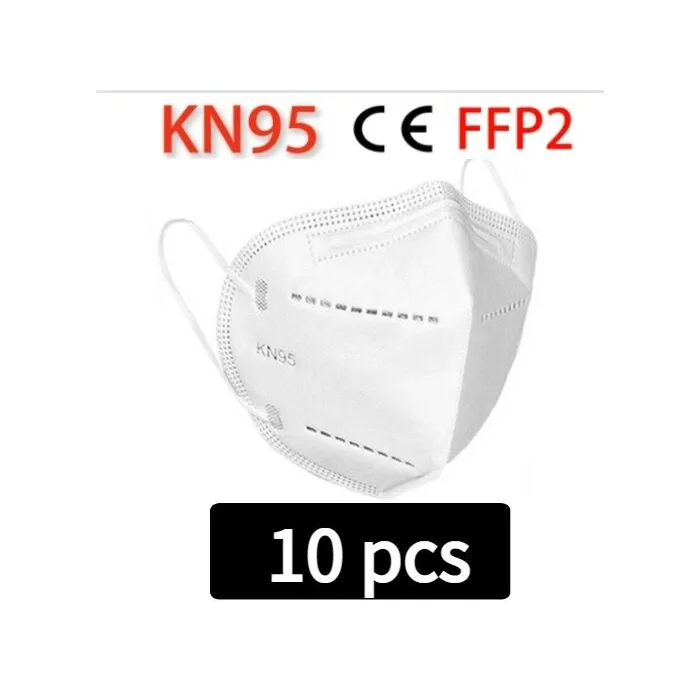 KN95 / FFP2 - protective mouth / face mask - five-layer - antibacterial - reusable - 10 - 100 piecesMouth masks