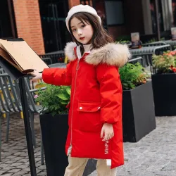 Dicke Winterjacke - mit Pelzhaube - wasserdicht