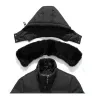 Winterdicke Jacke - mit abnehmbarer Kapuze und Kragen