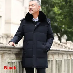 Winterdicke Jacke - mit abnehmbarer Kapuze und Kragen