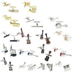 Musical instruments - brass cufflinksCufflinks