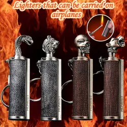 Metallfeuerzeug mit Schlüsselring