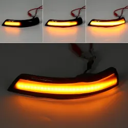 Car side mirror turn signal - indicator - LED - for Ford Focus MK2 MK3 08-16 Mondeo MK4 - 2 piecesTuning