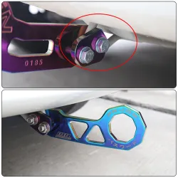 Universal car rear bumper towing hook - aluminum alloyExterior accessories
