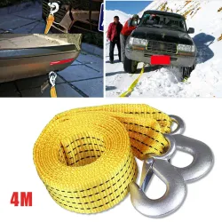 Auto Abschleppseil - mit Haken - 5 Tonnen - 4M
