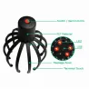 Elektrisches Kopfhautmassagegerät - Krakenkrallenform - therapeutisch - Stressabbau