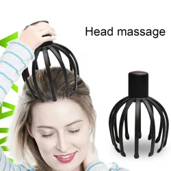 Elektrisches Kopfhautmassagegerät - Krakenkrallenform - therapeutisch - Stressabbau