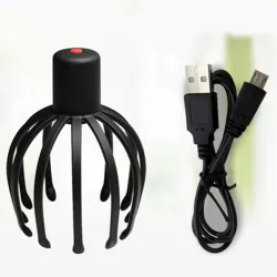 Elektrisches Kopfhautmassagegerät - Krakenkrallenform - therapeutisch - Stressabbau