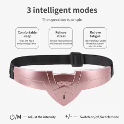 Drahtloses Kopfmassagegerät - Akupunktur-Stirnband - entspannend - Schlaflosigkeit - Angstlinderung - USB