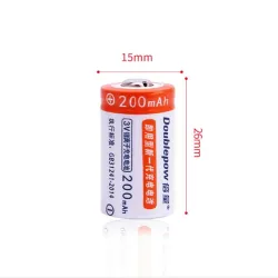 2 pieces Cr2 200mAh rechargeable battery - with Cr2/CR123A universal smart chargerBattery