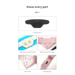 Drahtloses Kopfmassagegerät - Akupunktur-Stirnband - entspannend - Schlaflosigkeit - Angstlinderung - USB