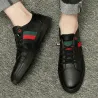 Modische lässige Turnschuhe - echtes Leder - atmungsaktiv - leicht