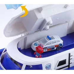 Boat / cars - parking station - with slide / lights / music - toyToys