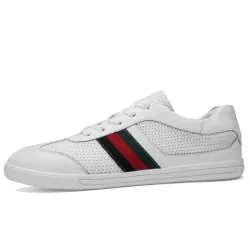 Modische Sportschuhe - echtes Leder - leicht - mit atmungsaktivem Mesh