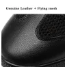 Modische Sportschuhe - echtes Leder - leicht - mit atmungsaktivem Mesh