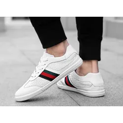 Modische Sportschuhe - echtes Leder - leicht - mit atmungsaktivem Mesh