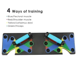 9 in 1 - push ups rack - folding board - trainer for abdominales / chest / muscleEquipment