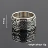 Alter chinesischer Drachenring - 925er Sterlingsilber