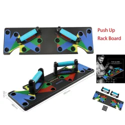 9 in 1 - Liegestütze Rack - Faltbrett - Trainer für Bauch / Brust / Muskel
