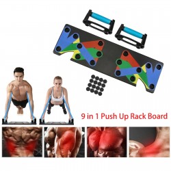 9 in 1 - push ups rack - folding board - trainer for abdominales / chest / muscleEquipment